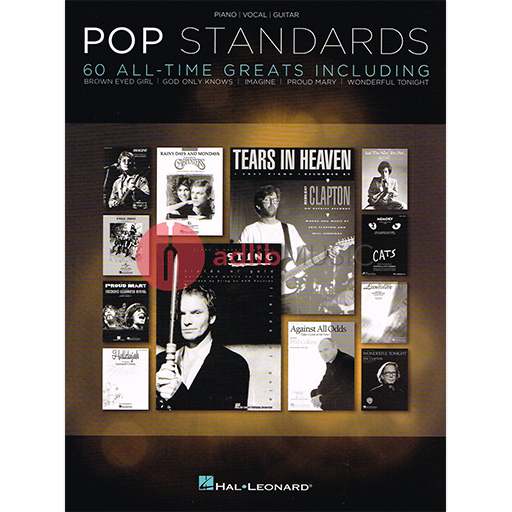 Pop Standards - Piano/Vocal/Guitar PVG Hal Leonard 312653