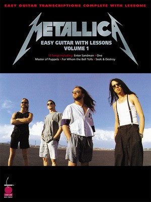 Metallica for Easy Guitar with Lessons, Vol. 1 - Guitar Cherry Lane Music Guitar TAB with Lyrics & Chords