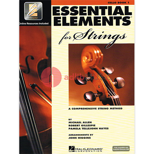 Essential Elements 2000 Book 1 - Cello/Audio Access Hal Leonard 868051