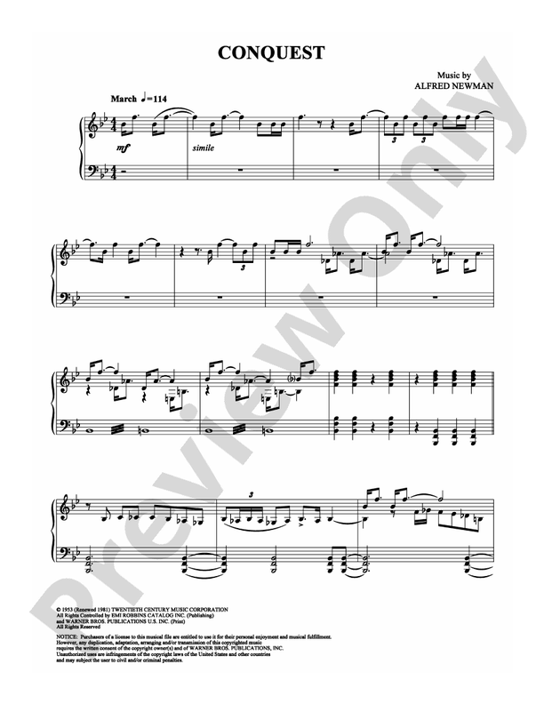 Conquest - Piano (Digital Download)