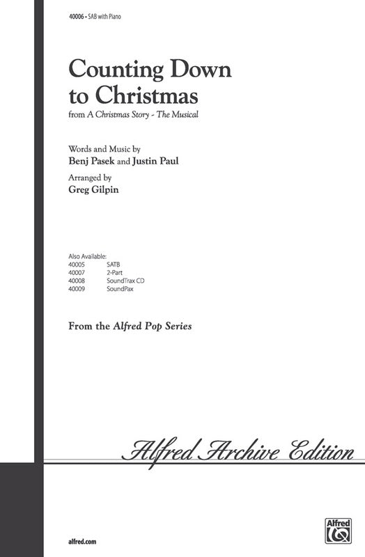 Counting Down to Christmas: A Christmas Story, The Musical - SAB Choral Octavo (Digital Download)