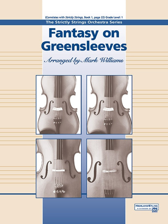 Fantasy on Greensleeves – String Orchestra Conductor Score & Parts (Digital Download)