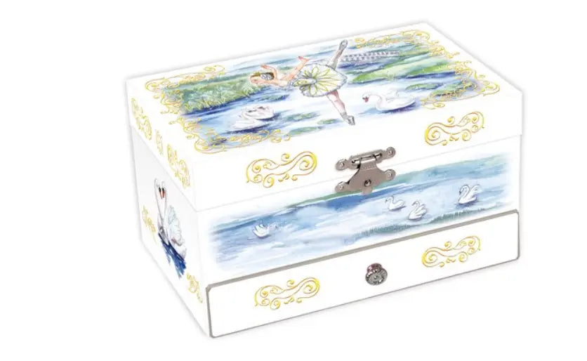 Ballet Jewellery Box Azurea Ballerina Swan Lake