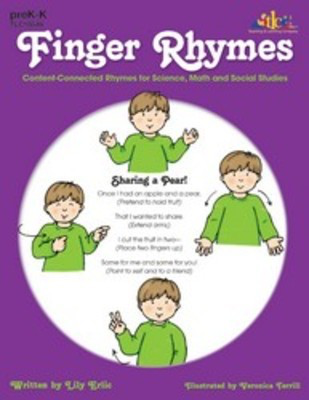 Finger Rhymes For Science Math & Social Studies -