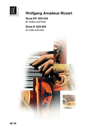 2 Duos K 423-424 for Violin and Viola