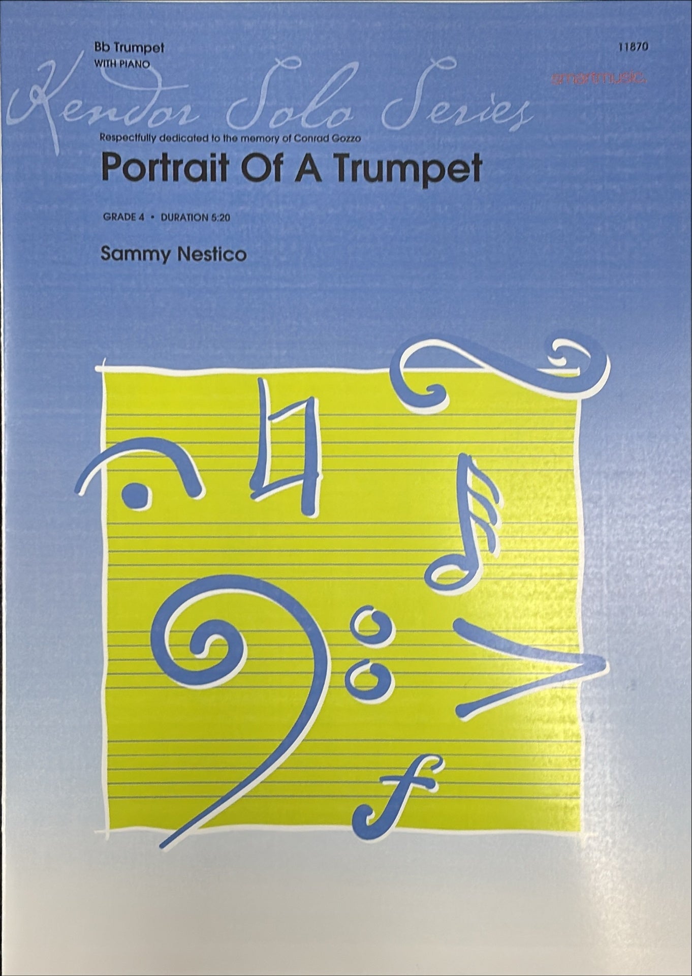 Portrait Of A Trumpet - Sammy Nestico - Trumpet/Piano Accomp KM11870