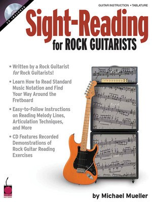 Sight Reading for Rock Guitarists - Guitar Michael Mueller Cherry Lane Music Guitar TAB /CD