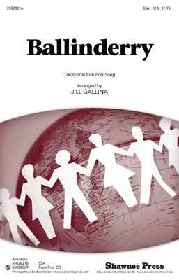 Ballinderry - SSA Jill Gallina Shawnee Press Choral Score Octavo