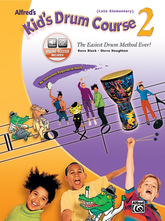 Alfreds Kids Drum Course 2 Bk/CD
