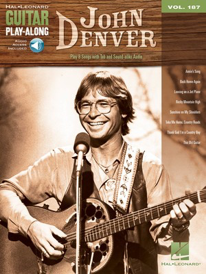 John Denver - Guitar Play-Along Volume 187 - Guitar Hal Leonard Sftcvr/Online Audio