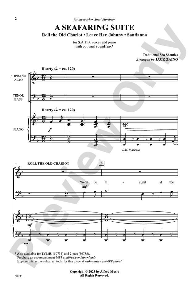A Seafaring Suite - SATB Choral Octavo (Digital Download)