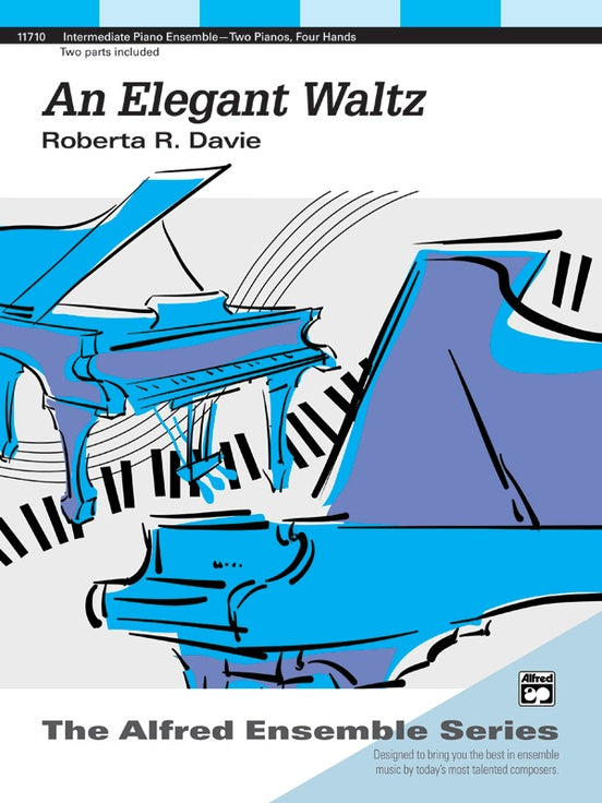 An Elegant Waltz - 2 Pianos, 4 Hands (Digital Download)