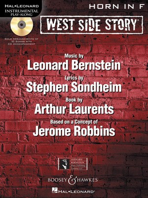 West Side Story for Horn - Instrumental Play-Along Book/CD Pack - Leonard Bernstein - French Horn Sheet Music Boosey & Hawkes /CD