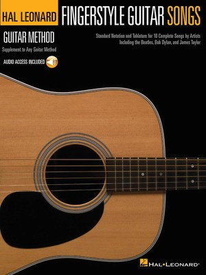 Fingerstyle Guitar Songs - Hal Leonard Guitar Method Supplement - Guitar Hal Leonard Guitar TAB & Lyrics Sftcvr/Online Audio