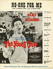 No One For Me (from 'The Young Ones') - Cliff Richard - PVG (Digital Download)