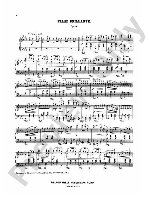 Chopin - Waltzes (Ed. Eduard Mertke) - Piano Solo (Digital Download)