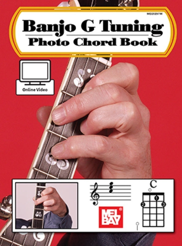 BANJO G TUNING PHOTO CHORD BOOK - Mel Bay 20297M
