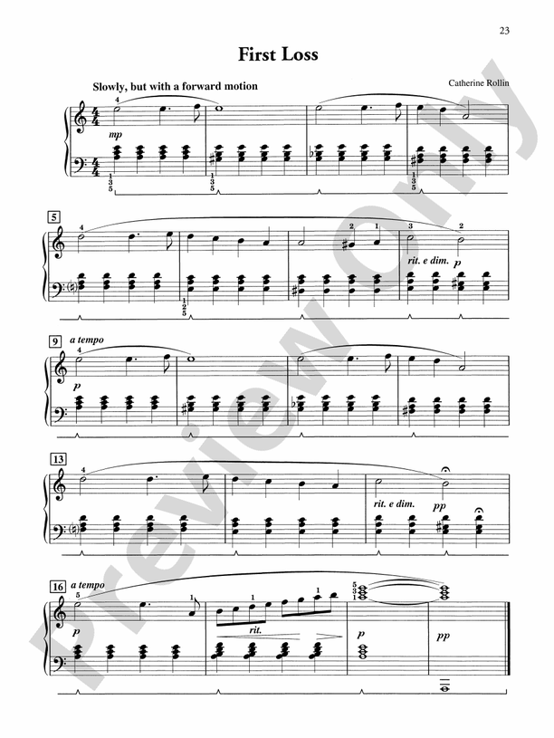 First Loss - Piano (Digital Download)