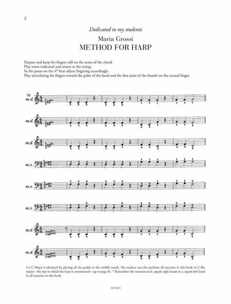 Method for Harp - Maria Grossi - Ricordi