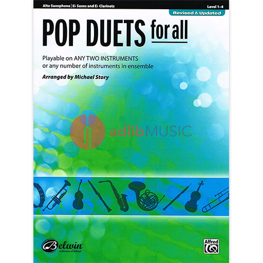 Pop Duets for All Alto Sax