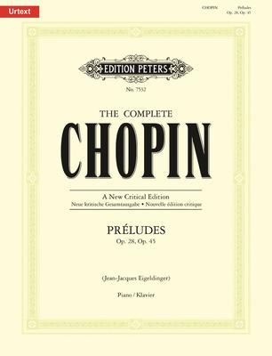 Chopin - Preludes - Piano Solo - Peters EP7532