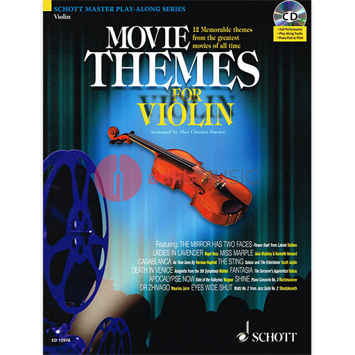 MOVIE THEMES VIOLIN BK/CD - SCHOTT - Out Of Print