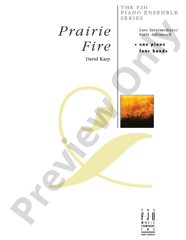 Prairie Fire - Piano (Digital Download)