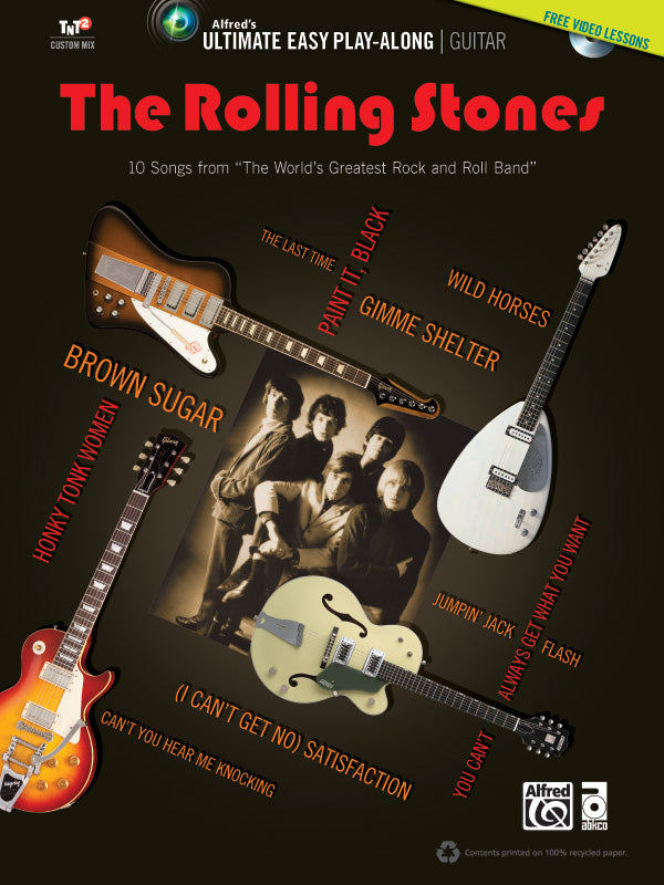 Ultimate Easy Guitar Rolling Stones TAB/DVD