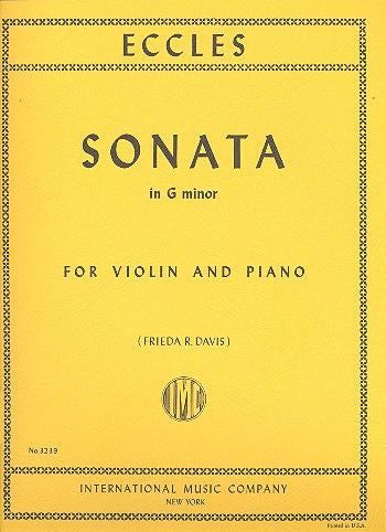Eccles Sonata in G Minor for Violin and Piano