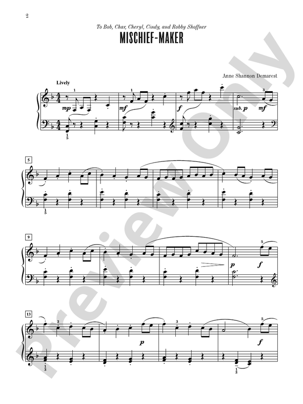 Myklas Contest Winners, Book 3 - Piano (Digital Download)