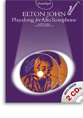 Guest Spot Elton John Alto Saxophone Bk/2Cd -