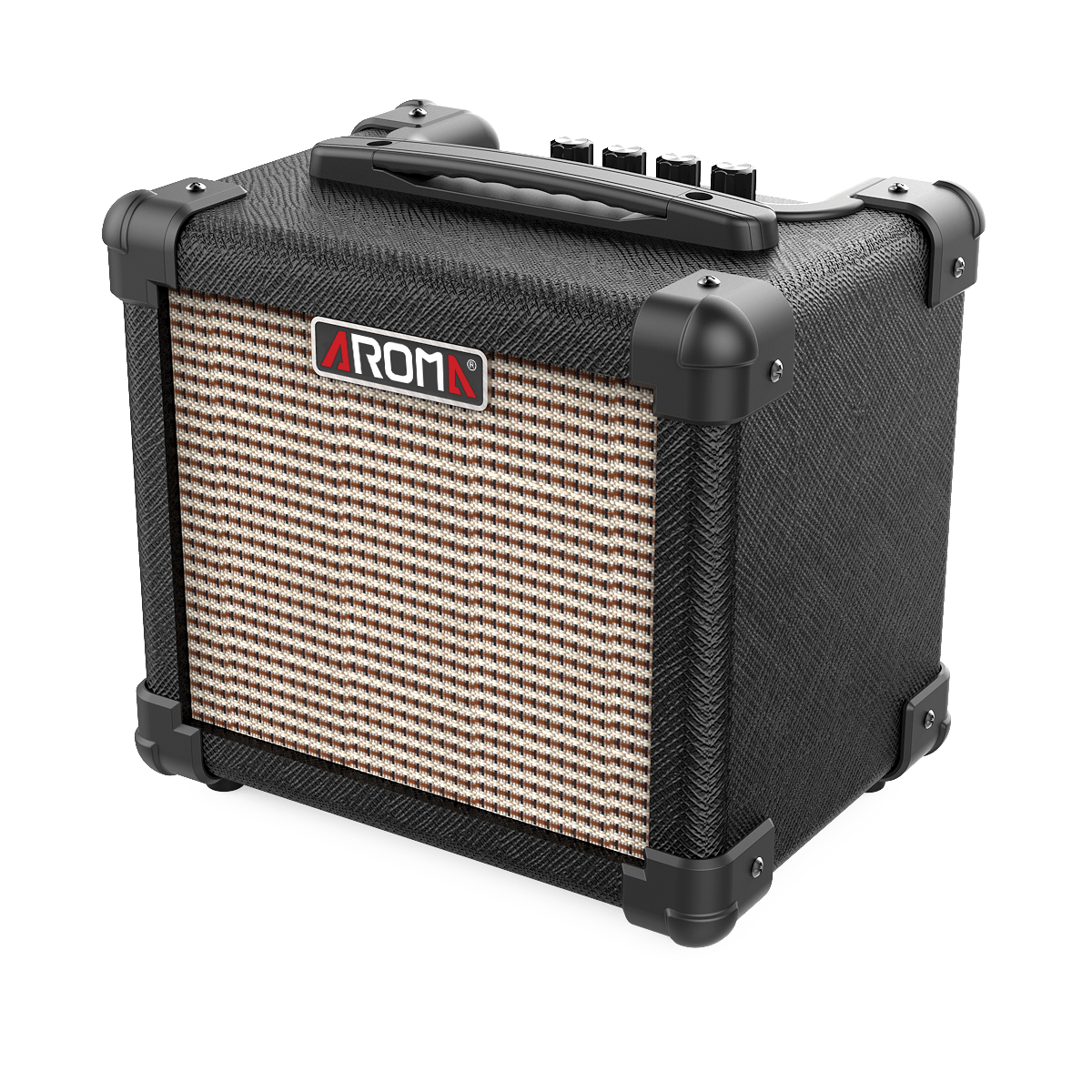 Aroma AG10BK 10W Black Electric Guitar Portable Amplifier