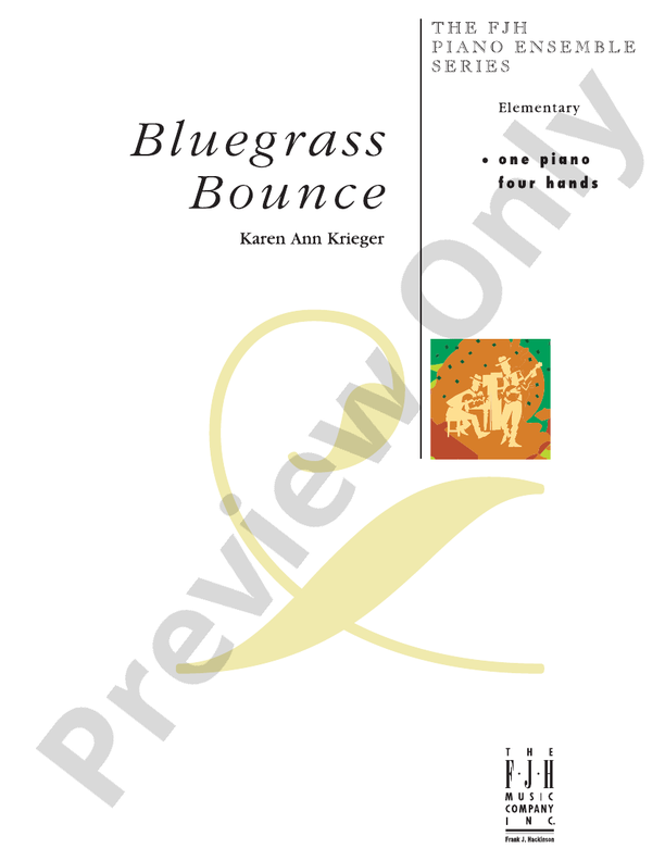 Bluegrass Bounce - Piano (Digital Download)