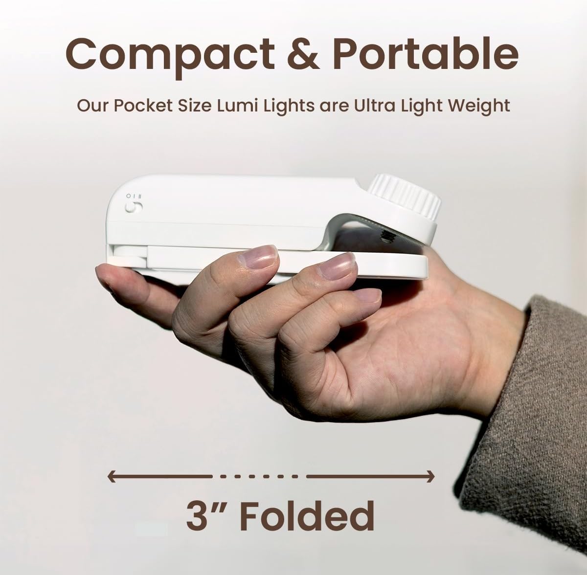 Music Stand Light- KraftGeek Bravo Foldable Music Stand Light, White