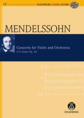 Concerto E Minor Op 64 Study Score Bk/Cd