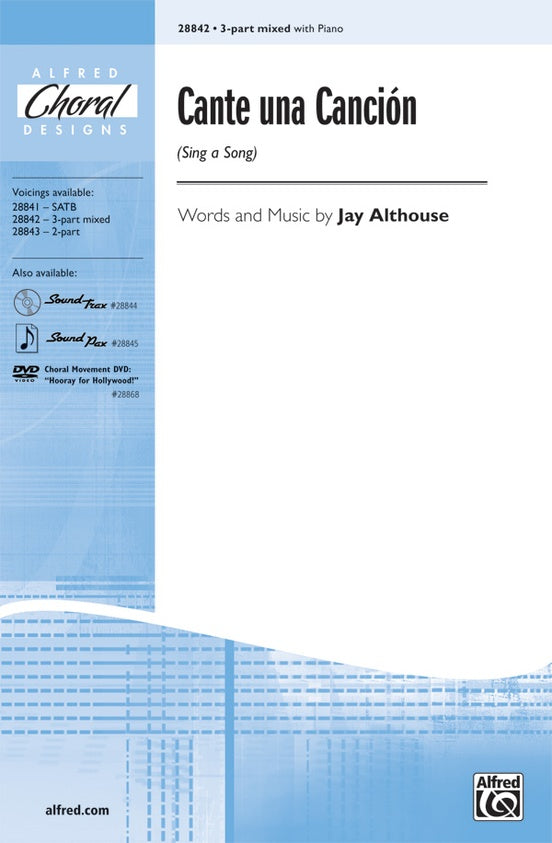 Cante una Cancion (Sing a Song) – SAB Choral Octavo (Digital Download)