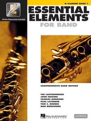 Essential Elements for Band Book 1 - Bb Clarinet/EEi Online Resources by Menghini/Bierschenk/Higgins/Lavender/Lautzenheiser/Rhodes Hal Leonard 862569