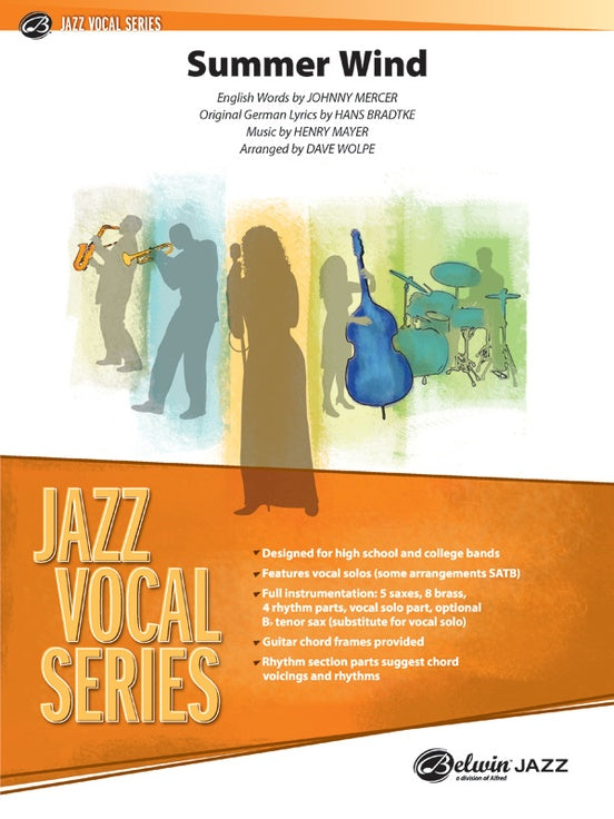 Summer Wind - Jazz Ensemble Conductor Score & Parts(Digital Download)