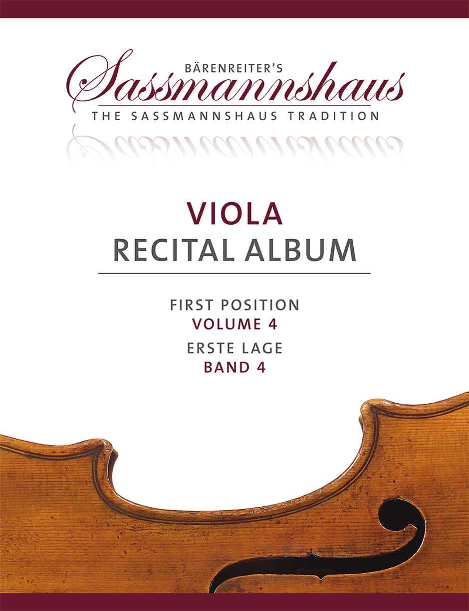 Sassmannshaus Viola Recital Album Volume 4