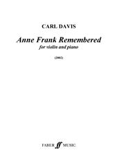 Anne Frank Remembered - Theme - Carl Davis - Violin/Piano (Digital Download)