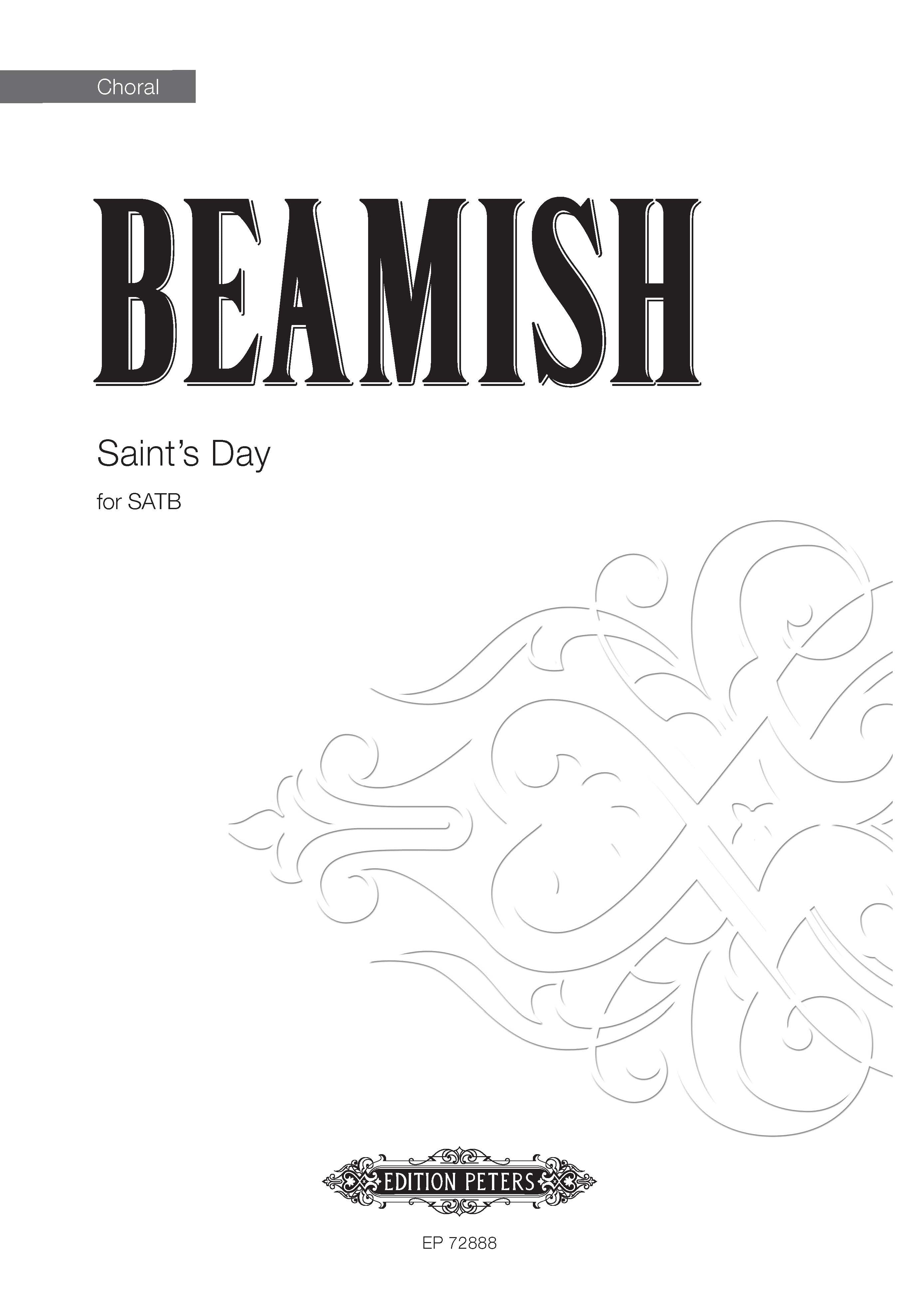 Saint's Day (EP72888) - SATB Choral Octavo (Digital Download)