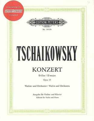 Concerto In D Op. 35 - for violin and piano - Peter Ilyich Tchaikovsky - Violin Edition Peters