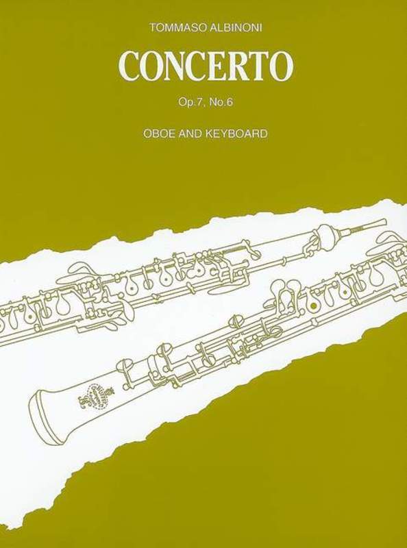 Albinoni - Concerto Dmaj #6 - Oboe/Piano Accompaniment Boosey & Hawkes BH2200095