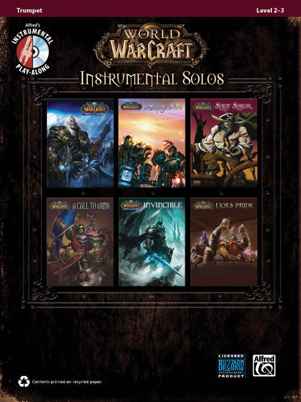 WORLD OF WARCRAFT INSTRUMENTAL SOLOS TRUMPET BK/CD
