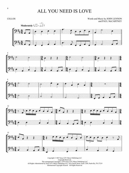 The Beatles for Two Cellos - Cello Duet - Hal Leonard