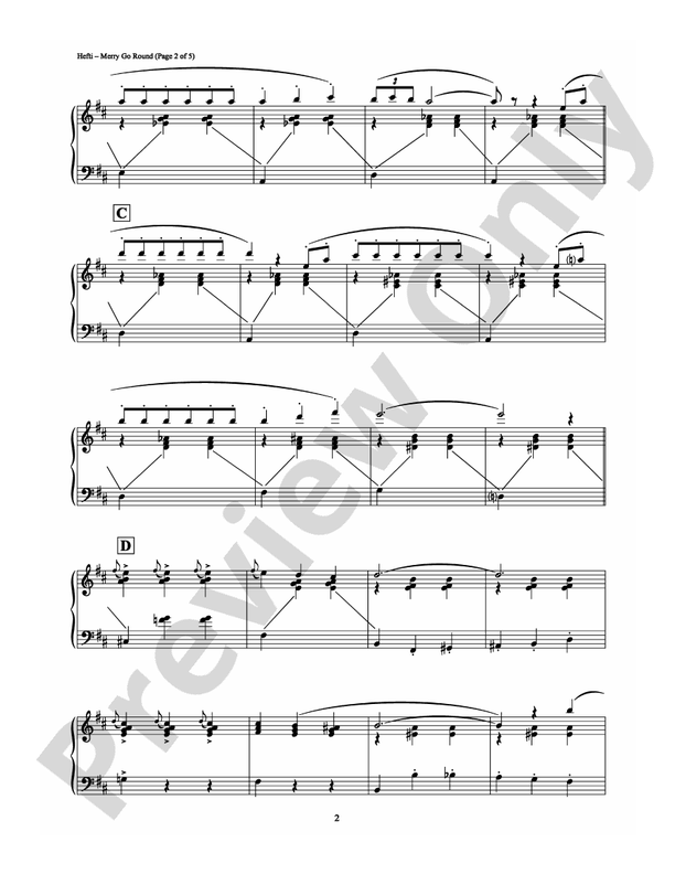 Merry Go Round - Piano (Digital Download)