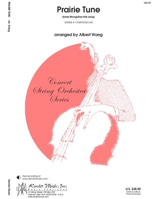 Prairie Tune (Inner Mongolian folk song) - Traditional / Wang - Kendor Music Score/Parts