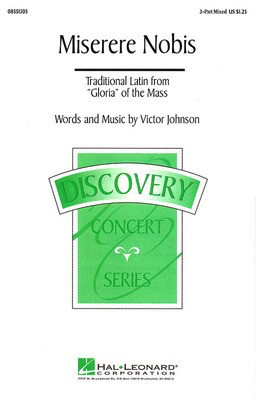 Miserere Nobis - Victor C. Johnson - 3-Part Mixed Hal Leonard Choral Score Octavo