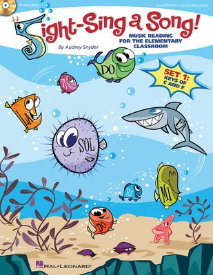 Sight-Sing a Song! (Set 1: Keys of C and F) - Music Reading for the Elementary Classroom - Audrey Snyder - Hal Leonard Softcover/CD