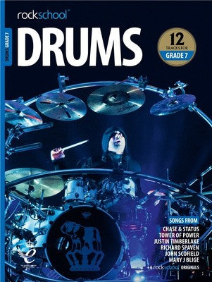 Rockschool Drums Grade 7 2018-2024 - Book/OLA - Rock School Limited